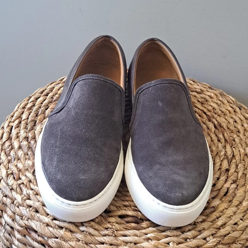 UNTUCKit‎ Mens Brown Suede/Leather Slip-On Loafer Sneakers  display picture 1